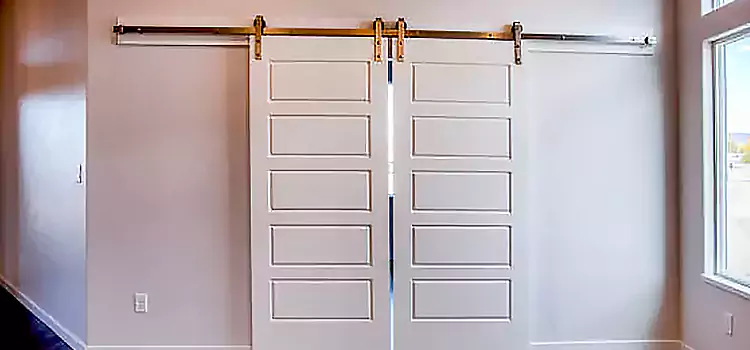 Glass Barn Door with Installation Hardware Kit Farmington